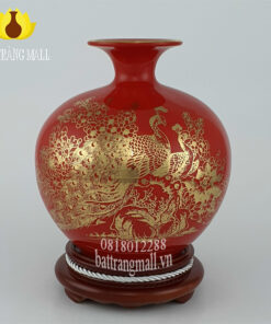Bình Hút Lộc màu đỏ Công Thành Danh Toại.